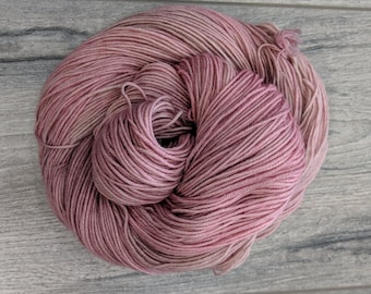 Canadian Hand-dyed yarn 80/20 Superwash Merino/Nylon Sock Yarn 115g 400yards Fingering weight. Tonal Yarn. Semi-Solid Yarn | Brainnnz EDS