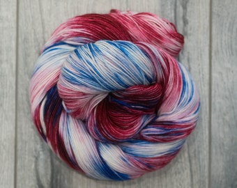 Canadian Hand-dyed sock yarn. Indie Dyed Yarn 80/20 Superwash Merino/Nylon.. Fingering weight Knitting Yarn.  | Steve EDS