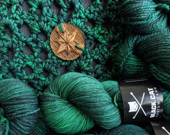 Canadian Hand-dyed sock yarn. Indie Dyed Yarn 80/20 Superwash Merino/Nylon. 113g 400yards |  Starforce EDS