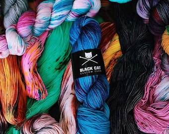 Surprise Yarn Skein - Mystery Seconds | One Of A Kind Hand Dyed Yarn. Discounted yarn. Indie Dyed Yarn Gift For Knitters or Crocheters.