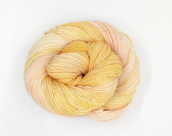 Canadian Hand-dyed yarn. 80/20 Superwash Merino/Nylon Sock Yarn. Pink Yarn Semi-Solid. Tonal Yarn | In Another Castle EDS