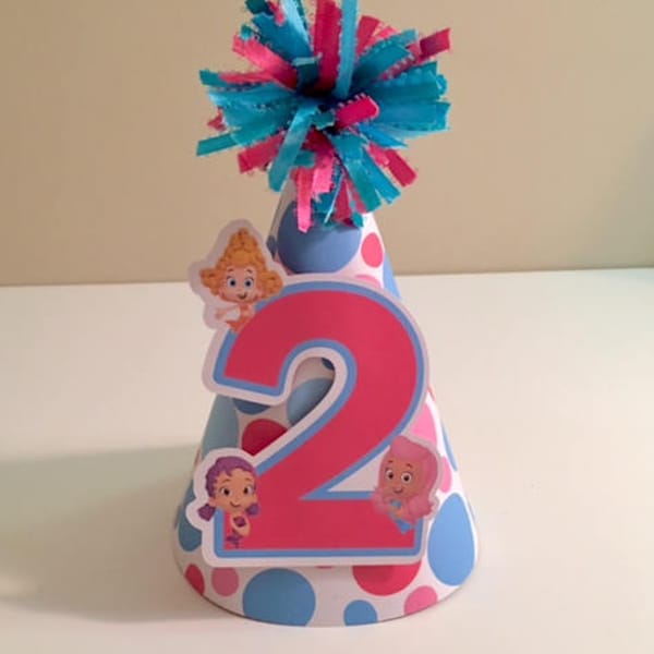 Bubble Guppie Party Hat for Girls