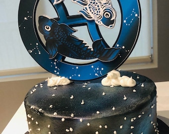 Sterrenbeeld taarttopper/ Vissen/ Astrologisch teken