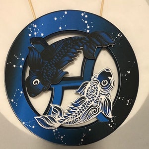 zodiac cake topper/ Pisces/ Astrology Sign