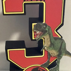 Número de dinosaurio / Número de Jurrasic Park / Fiesta de Jurrasic Park / Fiesta de dinosaurios