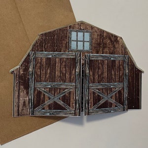 Barn Wedding rustic Invitation set/Barn wedding Invitation/Rustic Barn wedding Invitation with doors that open.