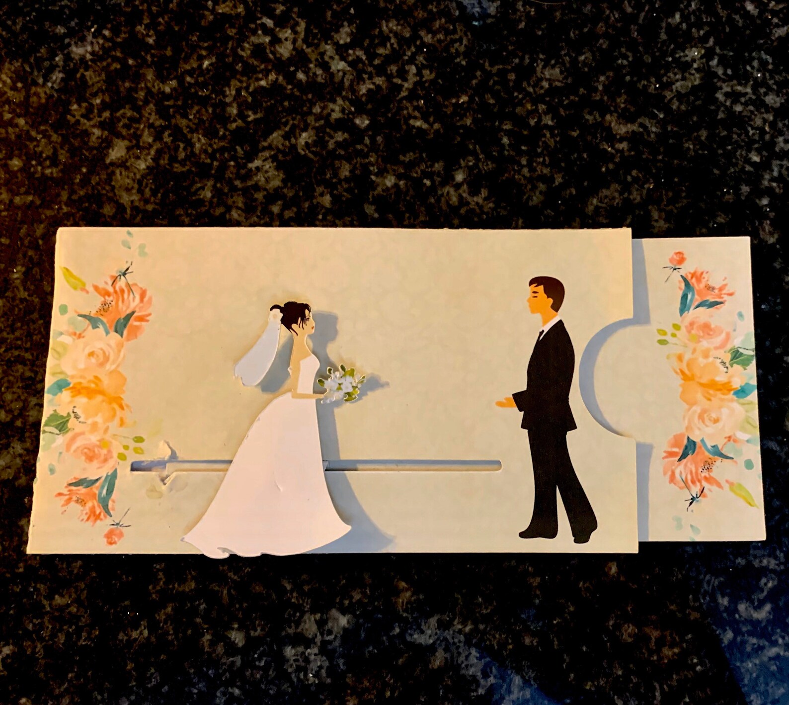 Sliding Wedding Invitation Template