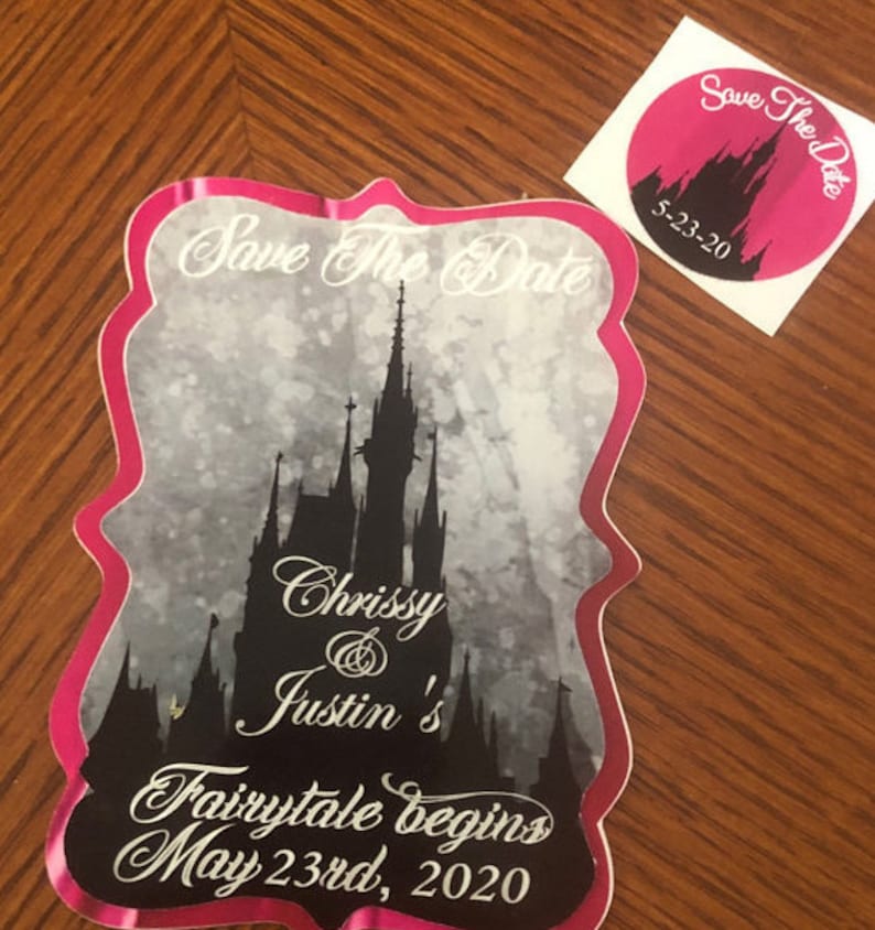 Save the Date Magnet Fairytale Wedding Save the date Magnet