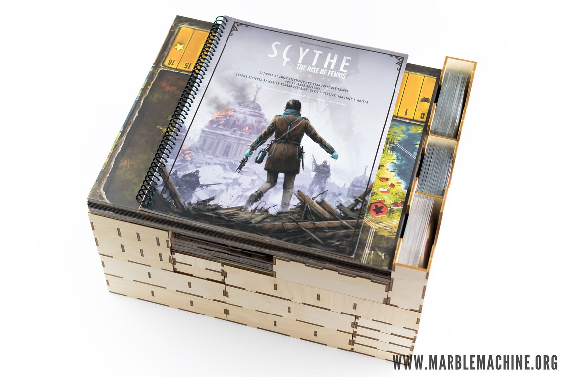 SCYTHE Legendary Box Organizer Insert Laser Cut Plans For Etsy