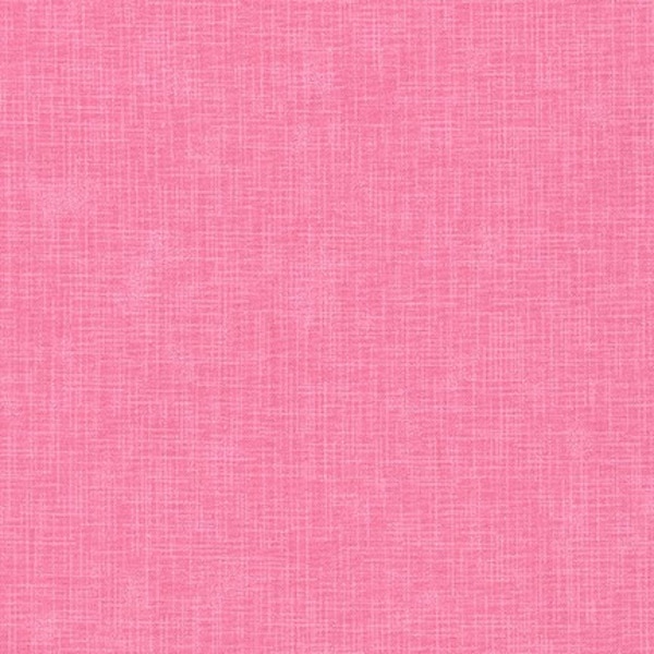 Robert Kaufman Quilter's Linen Camellia Pink Cotton Fabric