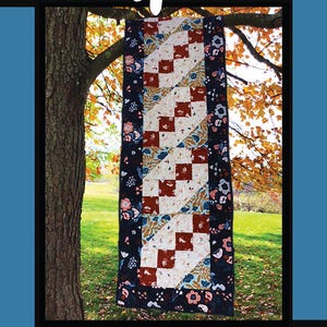 Bespoke Table Runner Quilt Pattern 16&quot; x 56&quot;, Tricia Lynn Maloney, Villa Rosa Designs