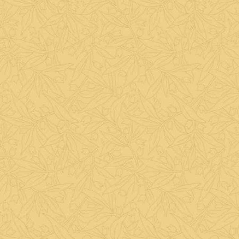 Maywood Studio Yellow Blender Floral Fabric Etsy