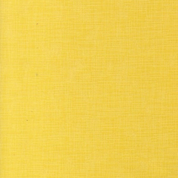 Robert Kaufman Quilter's Linen Buttercup Yellow Cotton Fabric