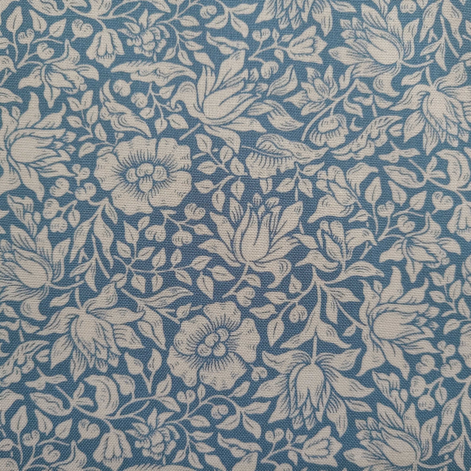 Orkney Blue Mallow William Morris & Co Cotton Quilt Fabric Etsy