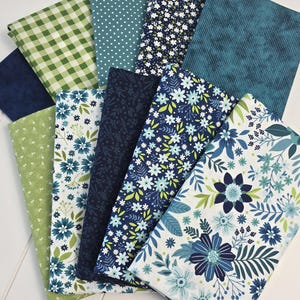 Among The Wildflowers II Custom Curated 10 Piece Fabric Bundle, Benartex