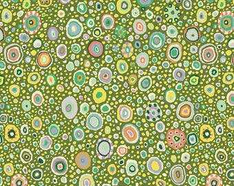 Kaffe Fassett, Roman Glass Leaf Green, FreeSpirit, Cotton Fabric