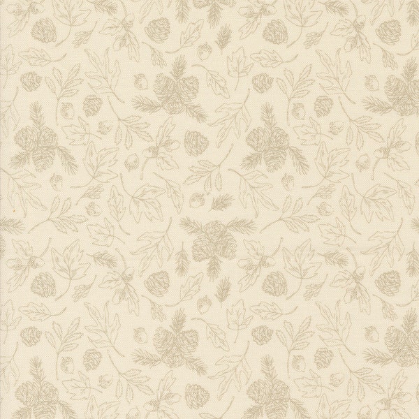 Moda The Great Outdoors Forest Foliage Cream Fabric by Stacy Iest Hsu