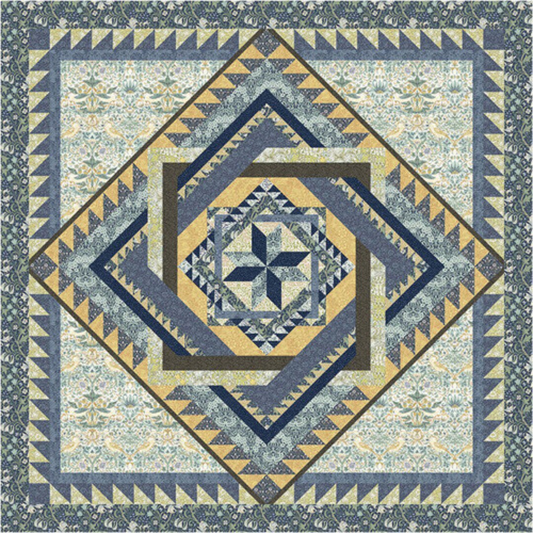 Entangled Roundabout Quilt Kit the Original Morris & Co Etsy