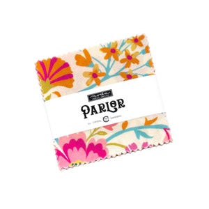 Parlor 42 Piece 2.5&quot; Mini Charm Pack, Crystal Manning, Moda, Precut Fabric