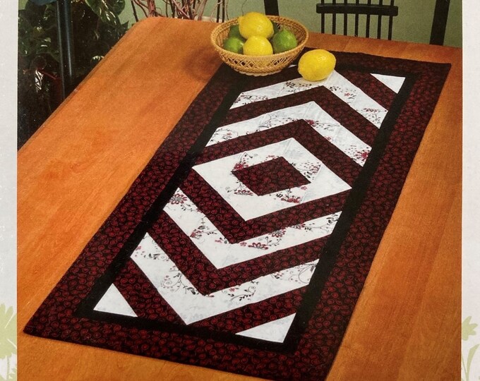Bracket Brigade Table Runner Quilt Pattern by Dragonfly Fiberart - Etsy