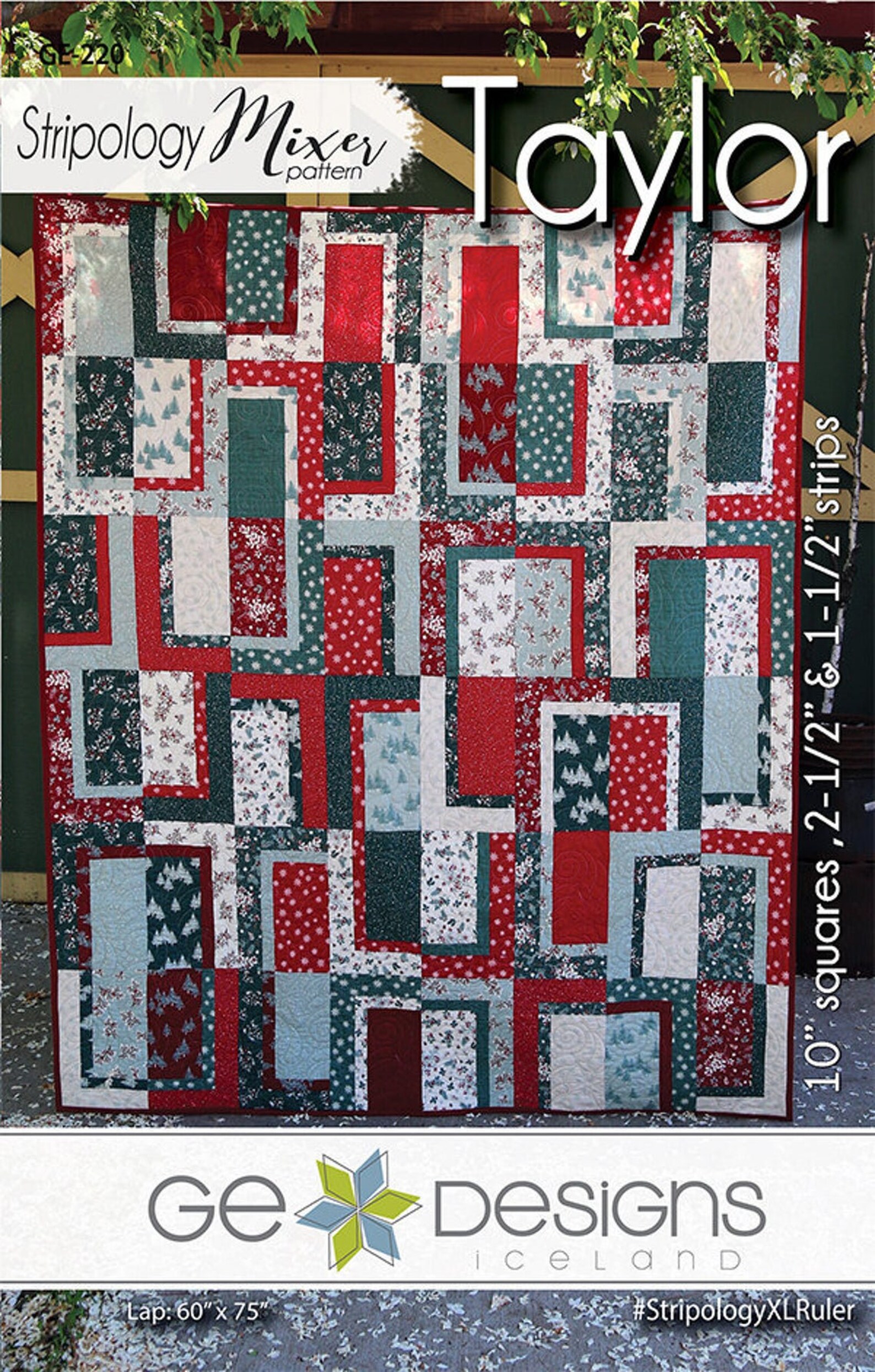 Taylor Stripology Mixer Quilt Pattern by GE Design Quilts Crib Etsy