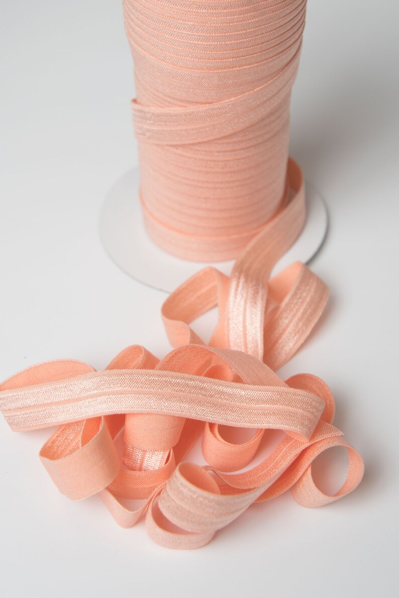 baby 58 Pink Elastic elastic by the yard wholesale elastic pink elastic hair ties foldover elastic headband fold over elastic