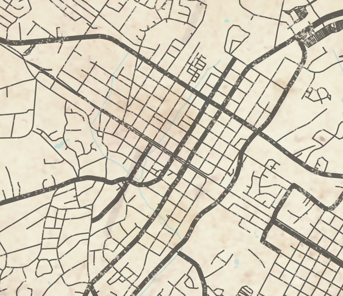 SUMMERVILLE SC Canvas Print Ready for Hanging South Carolina Etsy