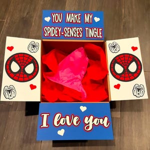 Spiderman Gift Box: Valentines, Birthday, or Military Care Package
