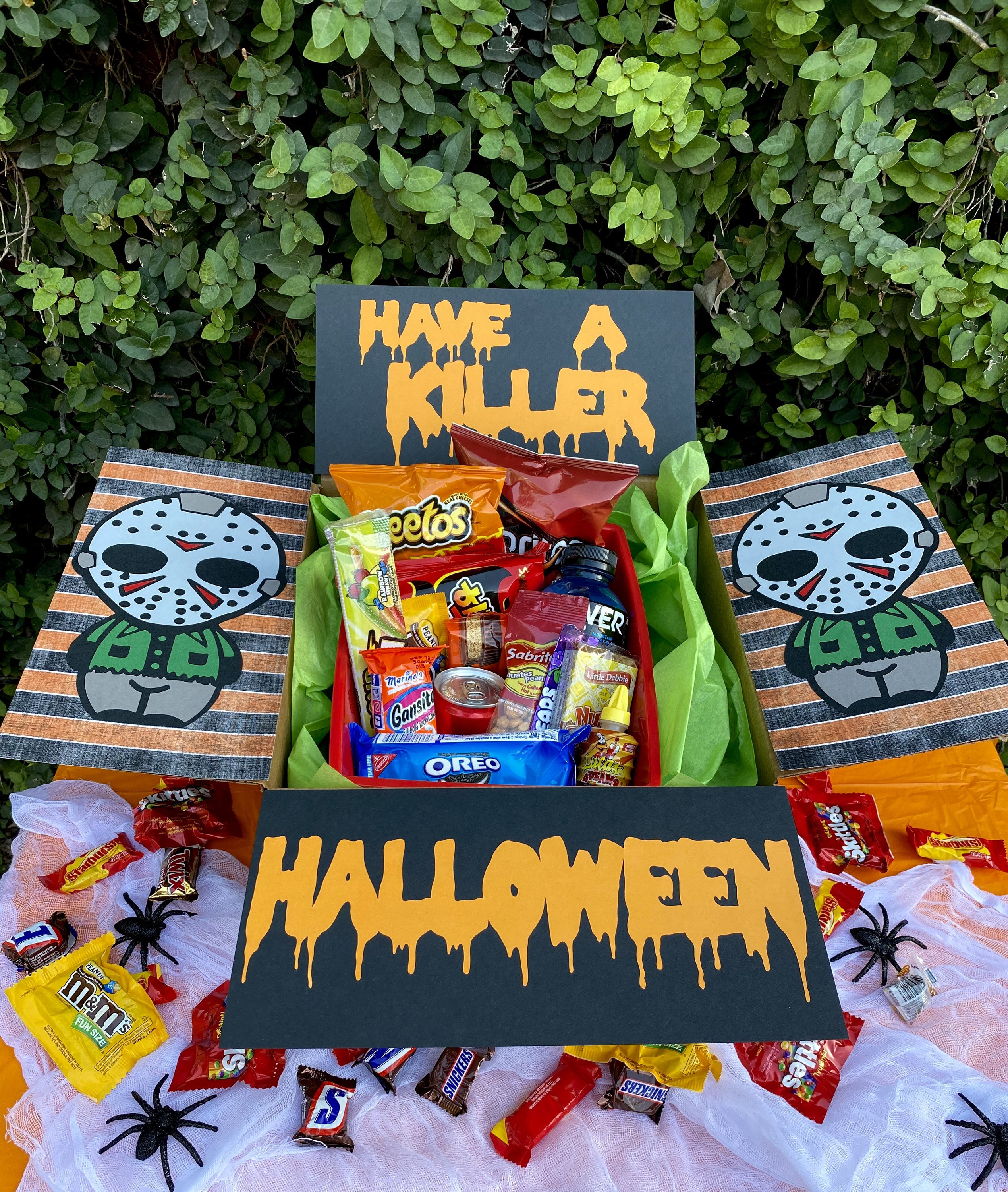 Friday the 13th/ Halloween/ Candy Box/ Giftbox/ Carepackage/ Social Distance Gift/horror Movie