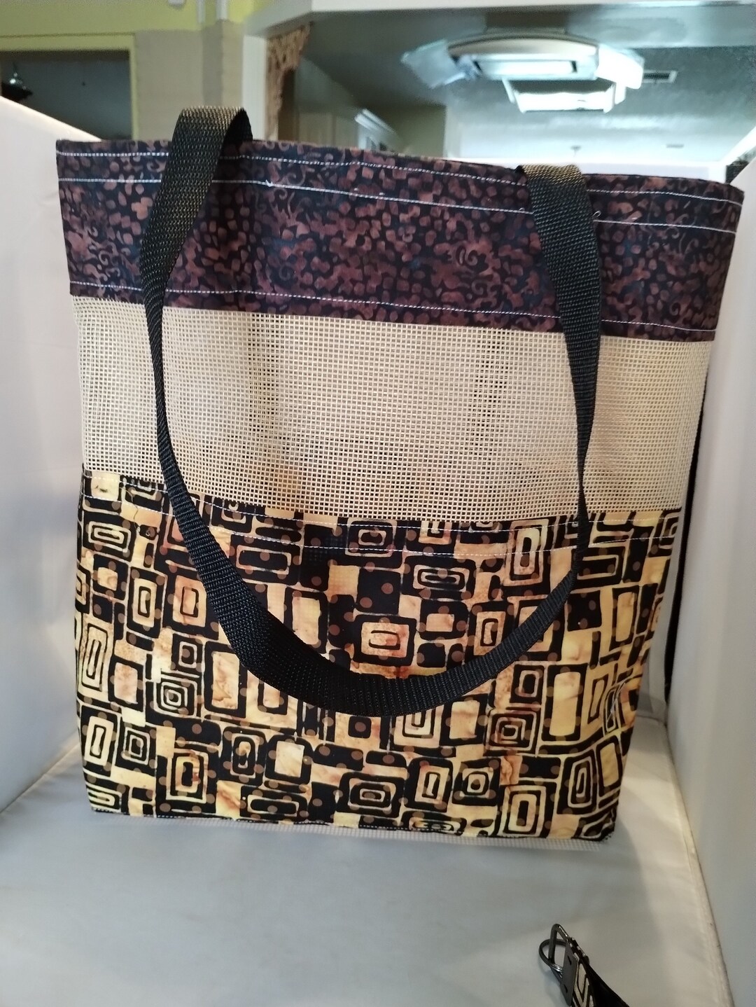 Vinyl Mesh Market Bag Shopping Tote Beach Bag Great Etsy