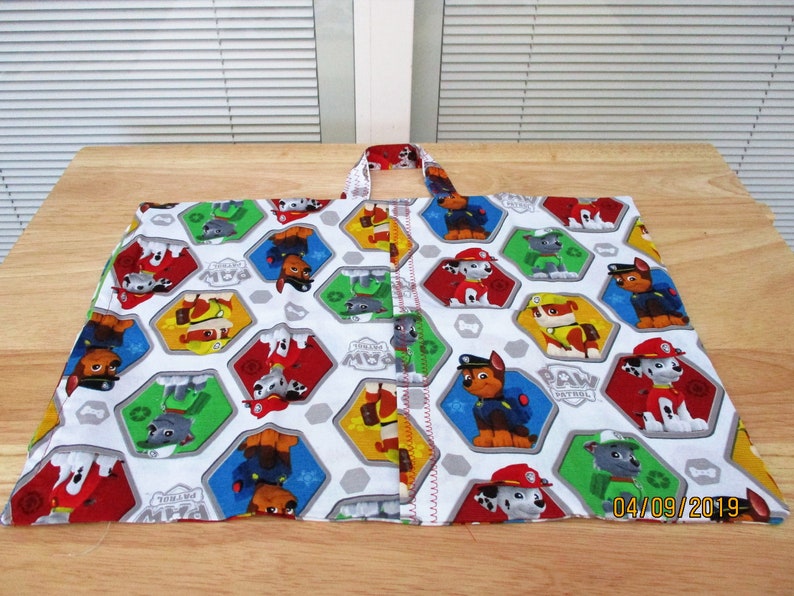 TRAVEL PILLOW Replacement pillow case Paw Patrol cotton