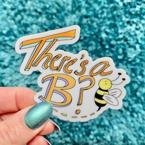 Vine Sticker - &quot;There&#39;s a bee?&quot; - Michael with a B Vine -  Vinyl Laptop Sticker - Vine Stickers & Laptop Stickers by Rose Soma
