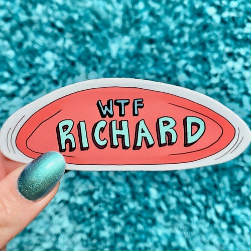 Vine Sticker WTF RICHARD Vine Stickers Laptop Stickers Etsy