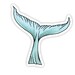 Whale Sticker Waterproof Whale Tail VSCO Sticker Rose Soma Stickers for ...