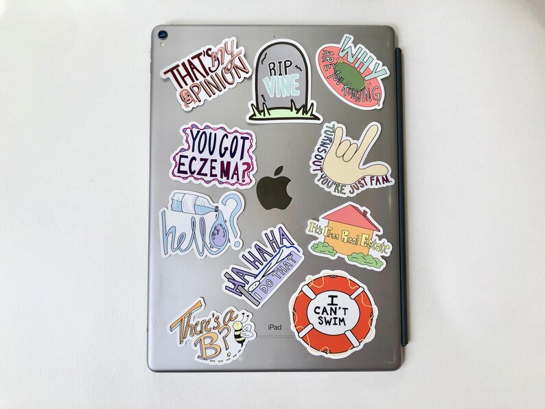 Vine Sticker you Got Eczema Laptop Stickers & Etsy