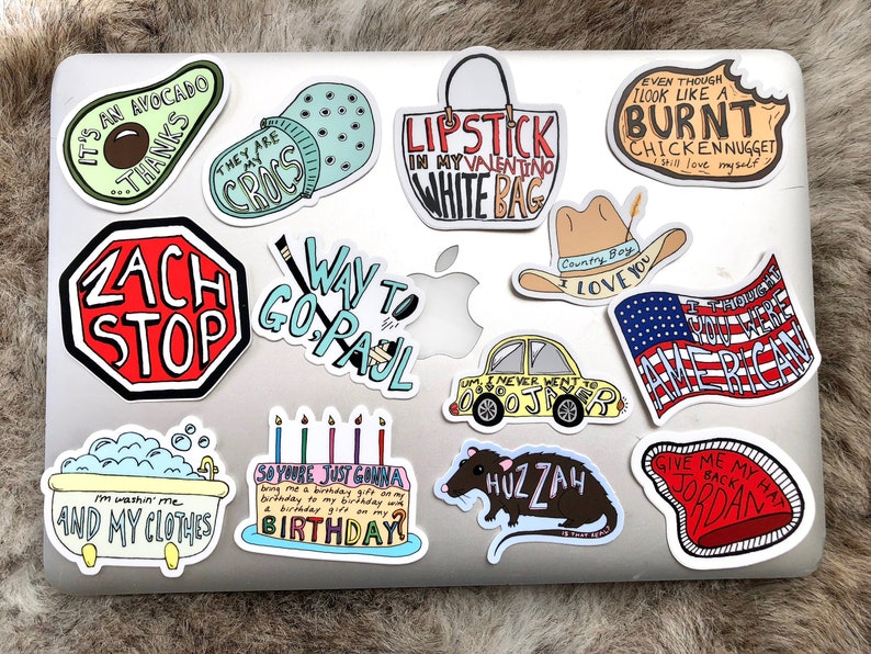 Vine Stickers zach Stop Laptop Stickers Vine Etsy