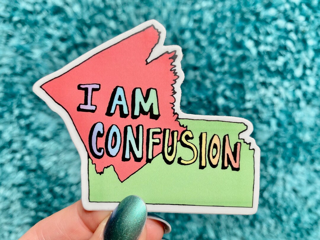 I Am Confusion Vine Sticker - Waterproof Laptop Sticker - Etsy