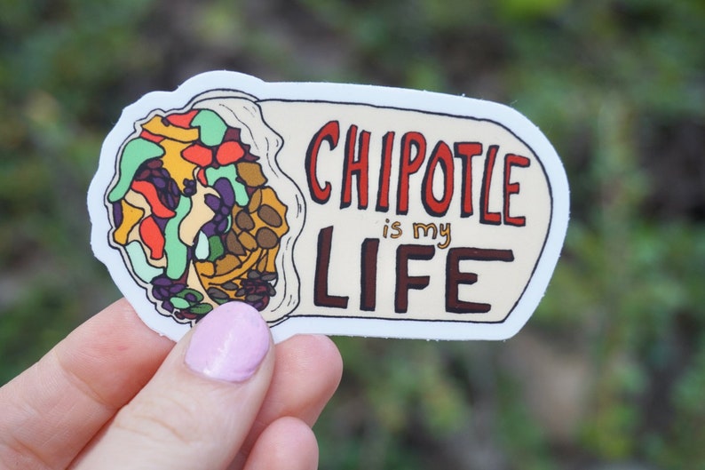 Vine Sticker chipotle is My Life Vine Sticker Etsy