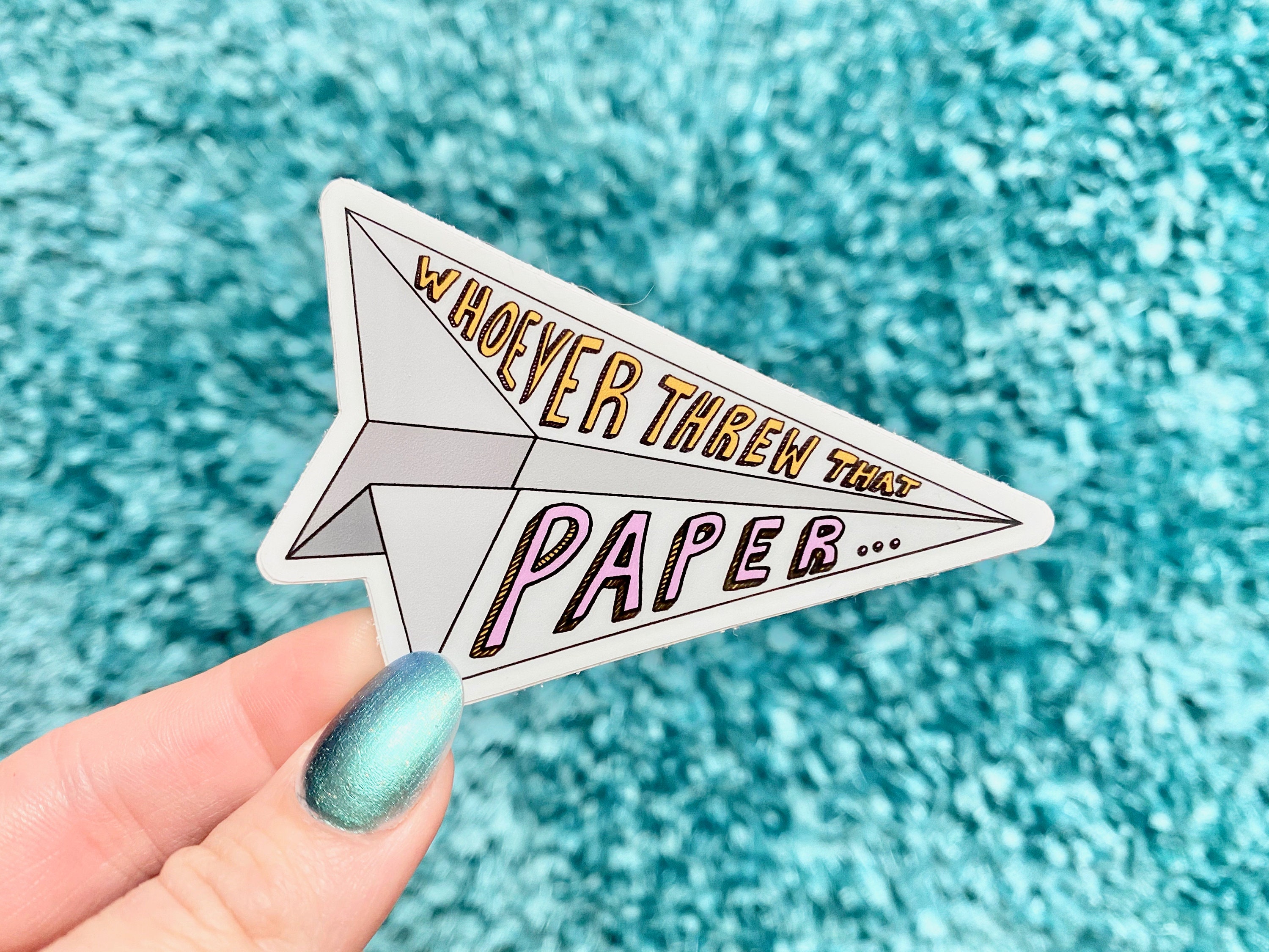 Vine Sticker Whoever threw that paper you're Etsy