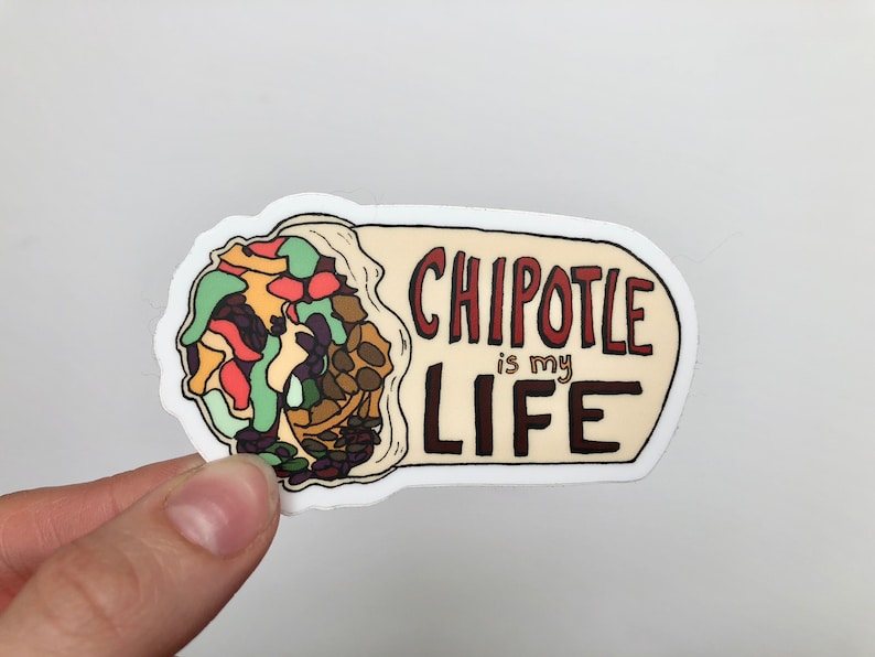 Vine Sticker Chipotle is my LIFE Vine Sticker Etsy