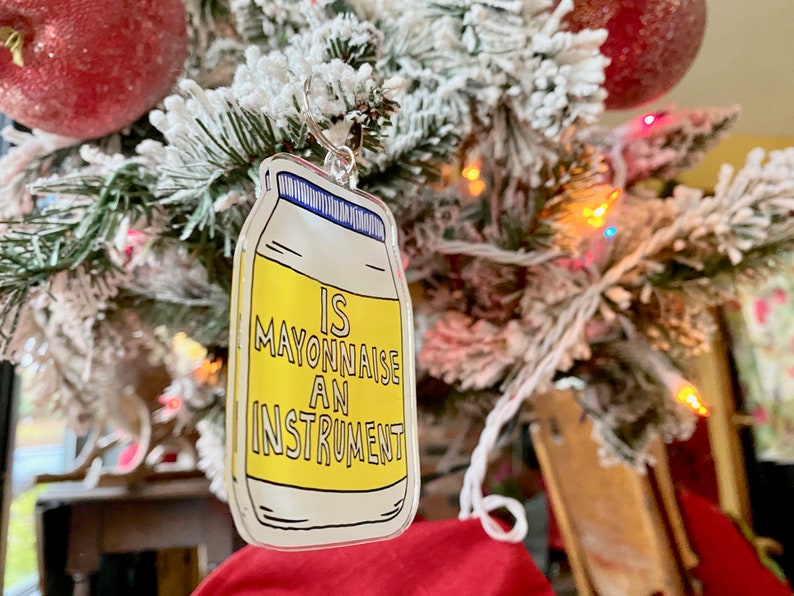 Chilis Schlüsselanhänger ist Mayonnaise ein Instrument Etsy.de