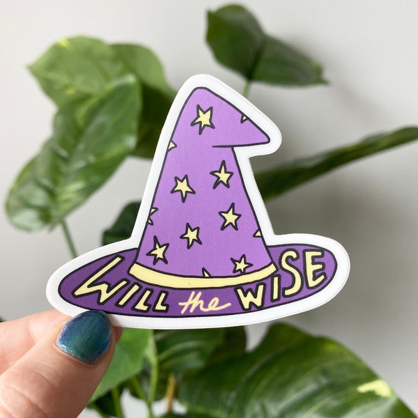 Will the Wise Sticker: Stranger Things Inspired, Waterproof