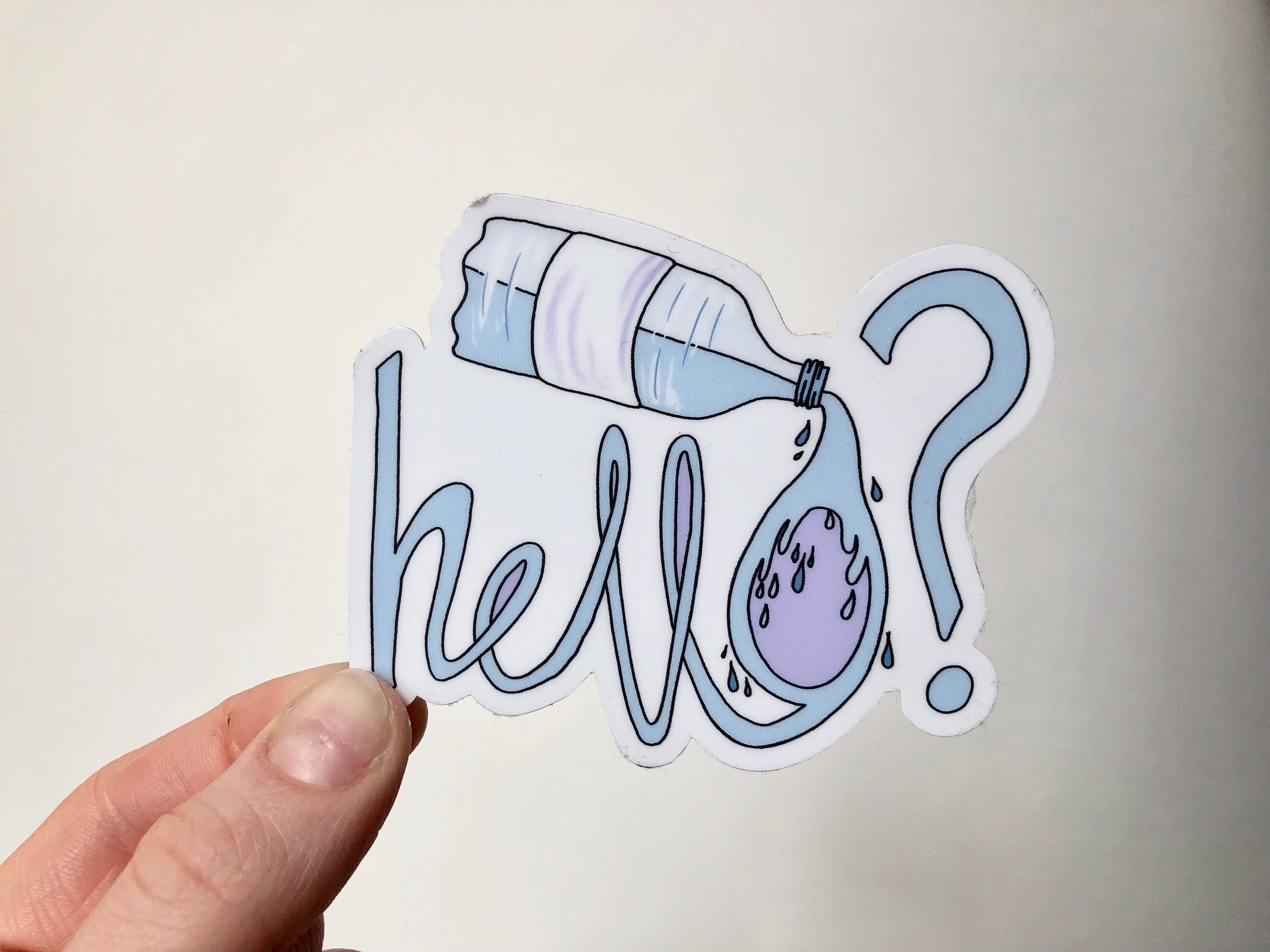 Vine Sticker Hello Water Hello Vine Vinyl Etsy