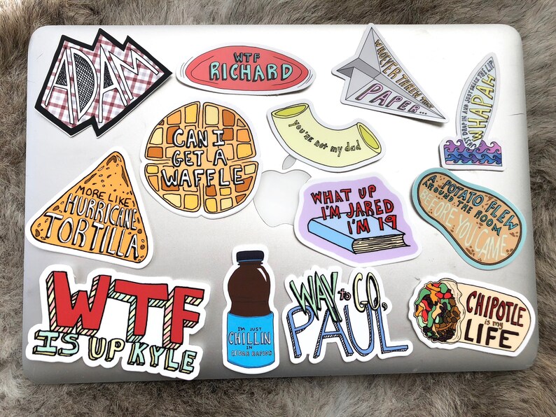 Vine Sticker WTF RICHARD Vine Stickers Laptop Stickers Etsy