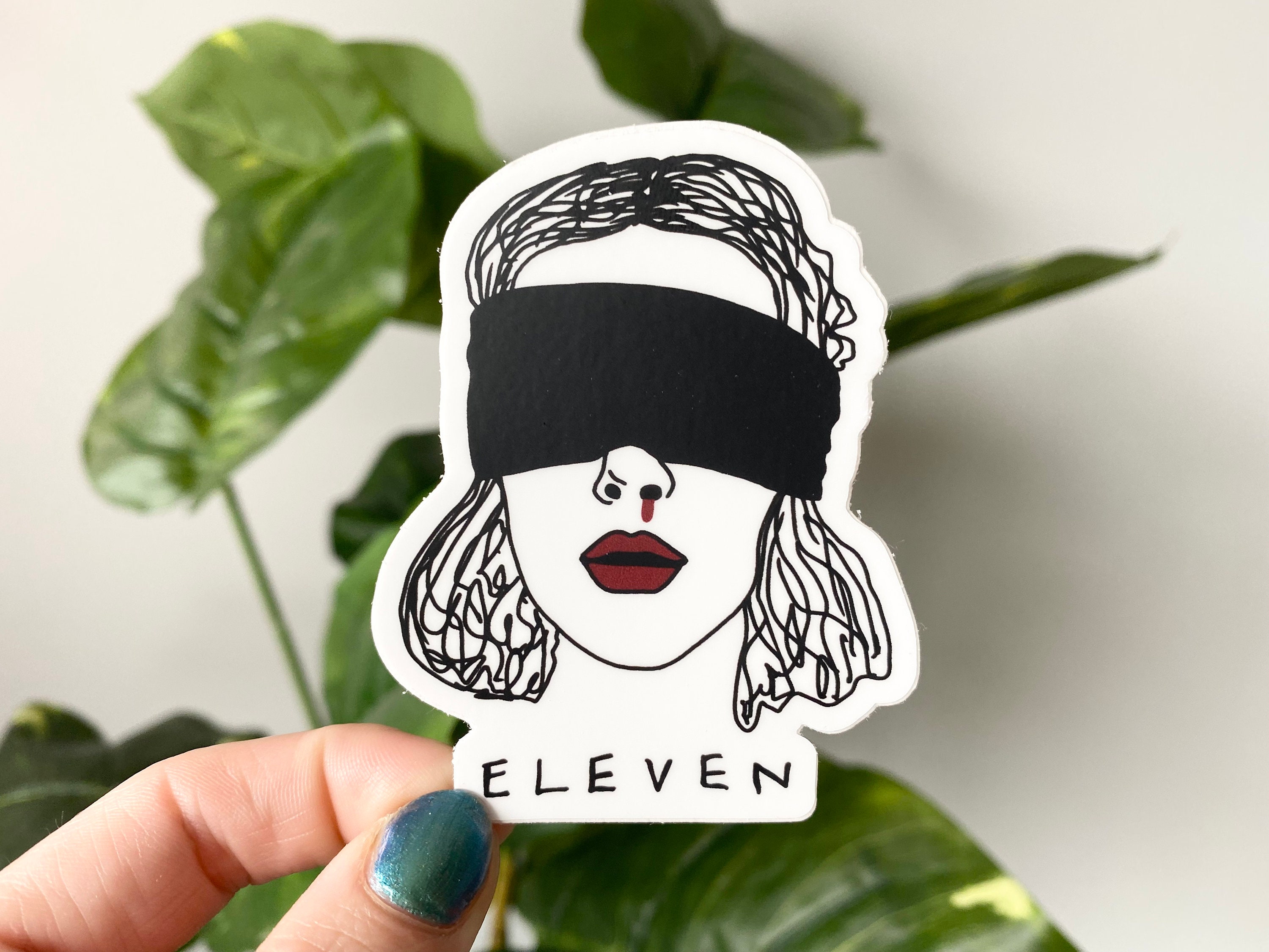 Stickers Stranger Things A Imprimer Eleven Face Sticker Inspired Waterproof Laptop Stickers for - Etsy Canada