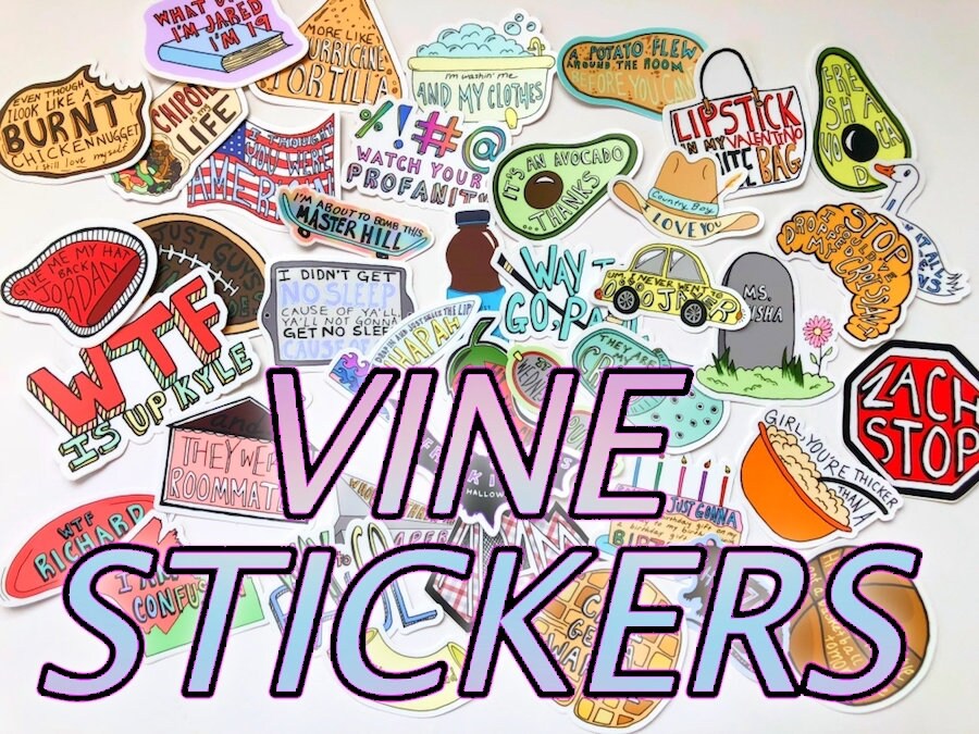 Vine Stickers Etsy