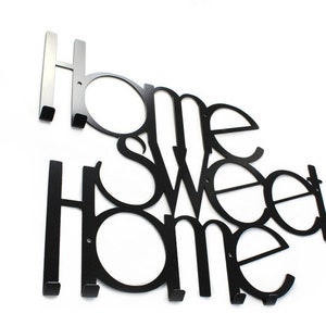 Wall hanger, metal hanger SWEET HOME image 2