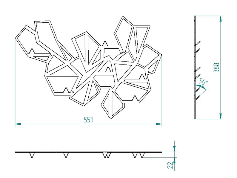 Patère de métal ORGANITRICKS image 7