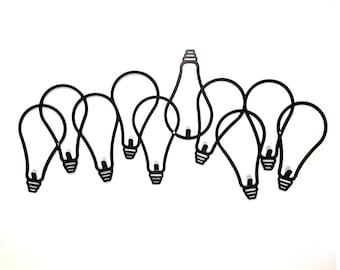 Metal wall hanger BULBS