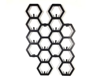 Hanger hexagonal to the wall CELLS UP